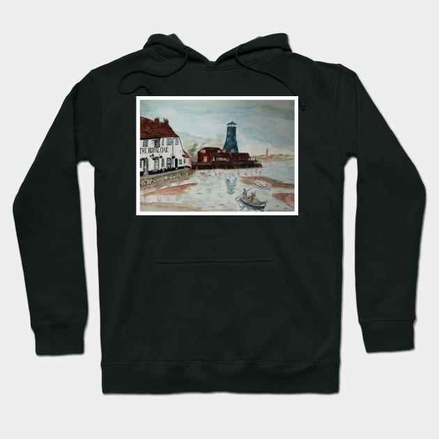 The Royal Oak Pub and old Mill Langston Hoodie by Rec Affect Band Merch